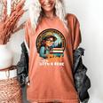 Never Underestimate The Power Of a Girl With a Book Reading Women's Comfort Colors T-Shirt Yam