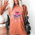 Valentines All Booked For Valentines Book Lovers Teacher Kid Premium Women's Comfort Colors T-Shirt Yam