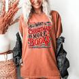 All I Want For Christmas Is More Books Teacher Xmas Holiday Women's Comfort Colors T-Shirt Yam All I Want For Christmas Is More Books Teacher Xmas Holiday Women's Comfort Colors T-Shirt Yam