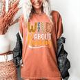 Wild About Reading Lover Bookworm Library Teacher Zoo Animal Women's Comfort Colors T-Shirt Yam