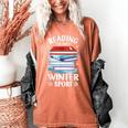 Winter Reading Book Bookworm Winter Women's Comfort Colors T-Shirt Yam Winter Reading Book Bookworm Winter Women's Comfort Colors T-Shirt Yam