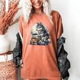 Wolf Reading Book Librarian Library Wolves Women's Comfort Colors T-Shirt Yam Wolf Reading Book Librarian Library Wolves Women's Comfort Colors T-Shirt Yam