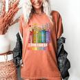 Women Floral Book Big Fan Of Human Rights Liberal Protest Women's Comfort Colors T-Shirt Yam