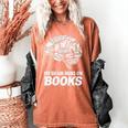 Women's My Brain Runs On Books Reading Bookworm Men Women Women's Comfort Colors T-Shirt Yam