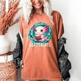 Women's Readsolotl Kawaii Axolotl Reading Book Lover Women's Comfort Colors T-Shirt Yam