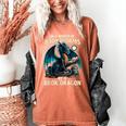 In a World Of Bookworms Be a Book Dragon Reading Women's Comfort Colors T-Shirt Yam