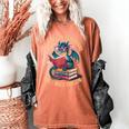 In A World Of Bookworms Be A Book Dragon Women's Comfort Colors T-Shirt Yam In A World Of Bookworms Be A Book Dragon Women's Comfort Colors T-Shirt Yam