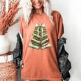 Xmas Tree Books Merry Christmas Coquette Bow Teacher Holiday Women's Comfort Colors T-Shirt Yam Xmas Tree Books Merry Christmas Coquette Bow Teacher Holiday Women's Comfort Colors T-Shirt Yam