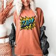 ZAP Comic Book Retro Artwork – Cartoon Collector Women's Comfort Colors T-Shirt Yam