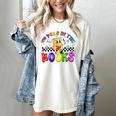 100 Days In The Book Fun 100 Days Of School Boy Girl Teacher Women's Comfort Colors T-Shirt Ivory