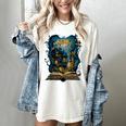 4 Books Are Portable Magic Bookish Reading Nerd Quote Women's Comfort Colors T-Shirt Ivory