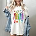 8647 Equal Rights Book Flower Trump Women Rights Feminist Women's Comfort Colors T-Shirt Ivory