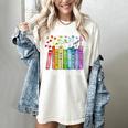 8647 Foxtrots Tangos Deltas Book Flower Resist Book Lovers Women's Comfort Colors T-Shirt Ivory 8647 Foxtrots Tangos Deltas Book Flower Resist Book Lovers Women's Comfort Colors T-Shirt Ivory