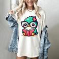Adorable Book Lover Humming Bird With Reading Glasses Cute Women's Comfort Colors T-Shirt Ivory Adorable Book Lover Humming Bird With Reading Glasses Cute Women's Comfort Colors T-Shirt Ivory