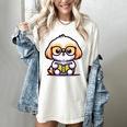 Adorable Book Lover Shih Tzu With Reading Glasses Cute Women's Comfort Colors T-Shirt Ivory Adorable Book Lover Shih Tzu With Reading Glasses Cute Women's Comfort Colors T-Shirt Ivory