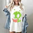 Alien Reading Book Believe In Yourself Kids Women Men Women's Comfort Colors T-Shirt Ivory
