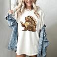 Alligator Snapping Turtle Reading A Book Women's Comfort Colors T-Shirt Ivory