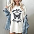 Anti-Social Butterfly Awkward Introvert Homebody Humor Women's Comfort Colors T-Shirt Ivory Anti-Social Butterfly Awkward Introvert Homebody Humor Women's Comfort Colors T-Shirt Ivory