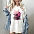 Axolotl Book Lover Librarian Reading Library Readers Women's Comfort Colors T-Shirt Ivory Axolotl Book Lover Librarian Reading Library Readers Women's Comfort Colors T-Shirt Ivory
