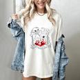 Bella Ciao Goodbye Beautiful Skull Book Of Dark Magic Occult Women's Comfort Colors T-Shirt Ivory