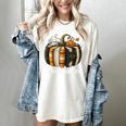 Boo-Kmarked Fall Pumpkin Books Halloween Teacher Teaching Women's Comfort Colors T-Shirt Ivory Boo-Kmarked Fall Pumpkin Books Halloween Teacher Teaching Women's Comfort Colors T-Shirt Ivory