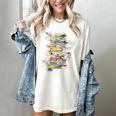 Book Abstract Art Drawing Painting Graphic Book Women's Comfort Colors T-Shirt Ivory