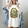 Book Dragon Reading Books Bookworm Fantasy Women's Comfort Colors T-Shirt Ivory Book Dragon Reading Books Bookworm Fantasy Women's Comfort Colors T-Shirt Ivory