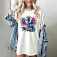 Book Dragon Reading Women's Comfort Colors T-Shirt Ivory Book Dragon Reading Women's Comfort Colors T-Shirt Ivory