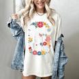 Book Fair Vibes Groovy 70s Retro School Librarian Women's Comfort Colors T-Shirt Ivory