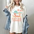 Book Girl Summer Book Reading Retro Sunset Women's Comfort Colors T-Shirt Ivory