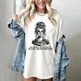 Book Lover Bent Over a Book Women's Comfort Colors T-Shirt Ivory