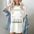 Book Lover Christmas Reader Ugly Sweater Tee Xmas New Year Women's Comfort Colors T-Shirt Ivory Book Lover Christmas Reader Ugly Sweater Tee Xmas New Year Women's Comfort Colors T-Shirt Ivory