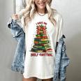 Book Lover Christmas Tree I Have No Shelf Control Women's Comfort Colors T-Shirt Ivory