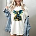 Book Lover Reading Fantasy Dragon Women's Comfort Colors T-Shirt Ivory