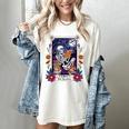 Book Lover Tarot Card The Reader Mystic Skeleton Women's Comfort Colors T-Shirt Ivory