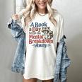 Book Lovers a Book a Day Keeps The Mental Breakdown Away Women's Comfort Colors T-Shirt Ivory Book Lovers a Book a Day Keeps The Mental Breakdown Away Women's Comfort Colors T-Shirt Ivory