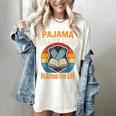 Book And Pajamas Reading Bedtime Women's Comfort Colors T-Shirt Ivory Book And Pajamas Reading Bedtime Women's Comfort Colors T-Shirt Ivory
