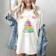 All Booked For Christmas Book Lovers Xmas Tree Women Women's Comfort Colors T-Shirt Ivory