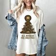 All Booked For Christmas Book Tree Book Lover Teacher Women's Comfort Colors T-Shirt Ivory