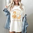 My Weekend Is All Booked Cozy Book Lover Reading Women's Comfort Colors T-Shirt Ivory