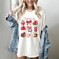 All Booked For Valentine Coquette Bow Girl Women Teacher Women's Comfort Colors T-Shirt Ivory