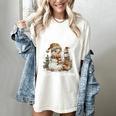Bookish Christmas North Pole Book Club Snowman Book Worm Women's Comfort Colors T-Shirt Ivory Bookish Christmas North Pole Book Club Snowman Book Worm Women's Comfort Colors T-Shirt Ivory