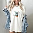 Bookish Mental Health Book A Day Retro Read More Book Women's Comfort Colors T-Shirt Ivory