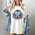 Bookish Penguin Heart A Readers Love Penguins Women's Comfort Colors T-Shirt Ivory