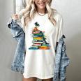 Books Abstract Artist Women Art Painting Books Women's Comfort Colors T-Shirt Ivory