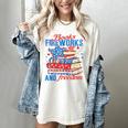 Books Fireworks And Freedom 4th Of July Book Lover Women's Comfort Colors T-Shirt Ivory