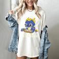 Books Are My Greatest Treasure Kawaii Dragon Reading Books Women's Comfort Colors T-Shirt Ivory