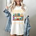 Books Are My Happy Place Women's Comfort Colors T-Shirt Ivory