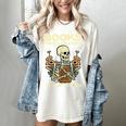Books Make Me Happy Skeleton Read Reading Librarian Book Women's Comfort Colors T-Shirt Ivory Books Make Me Happy Skeleton Read Reading Librarian Book Women's Comfort Colors T-Shirt Ivory