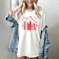 Books Are My Love Language Valentine Reads Bookish Club Women's Comfort Colors T-Shirt Ivory